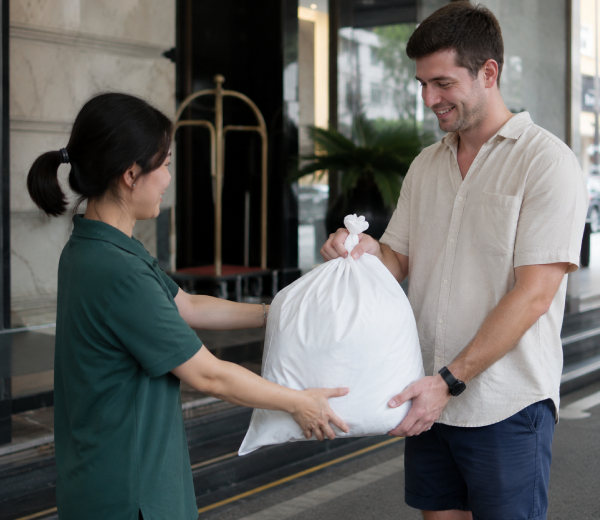 Express laundry service providing clean clothes within a few hours in Hoi An